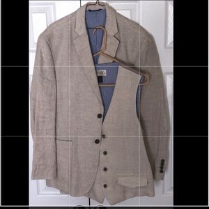 Tan blazer and best suit tops